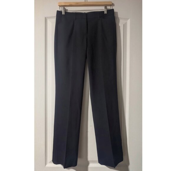 Theory | Max straight-leg stretch-wool trousers In Black - Picture 4 of 11